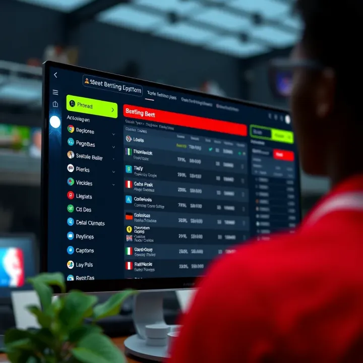 User-friendly tennis betting platform interface showing available bet types and odds