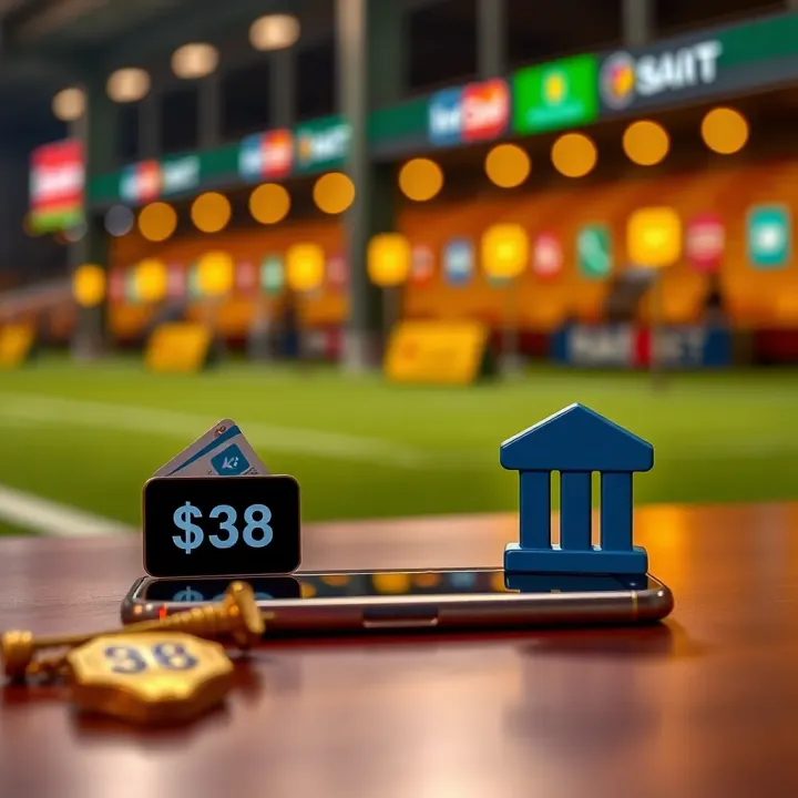 Secure online payment methods for betting transactions with digital wallet and bank transfer icons