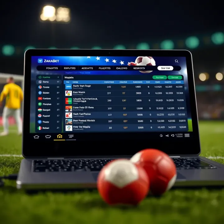 Trusted Online Sports Betting Platforms in Nigeria Online sports betting interface displaying football match options and odds on a digital device