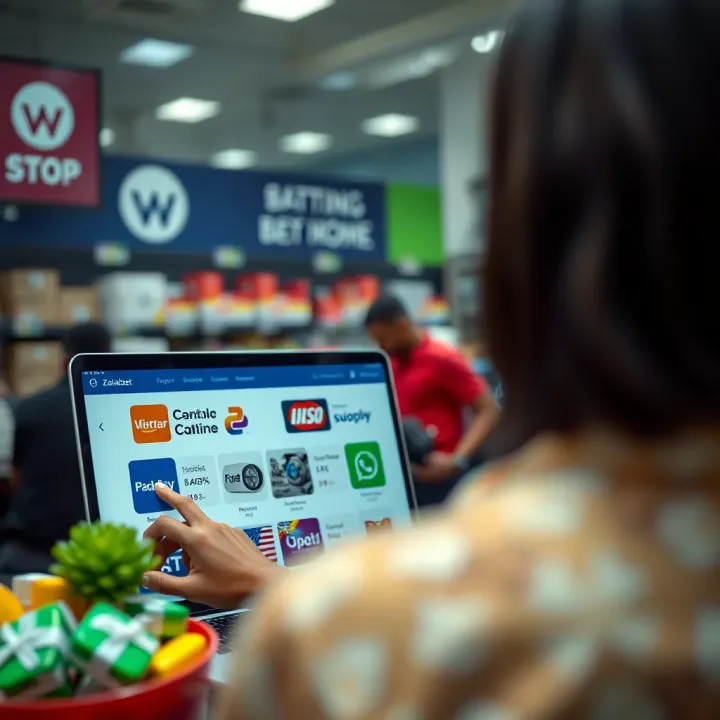 Secure online shopping and betting services interface for Nigerian users