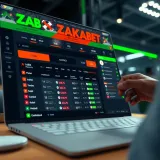 Example of Zakabet betting dashboard with odds and betting options displayed